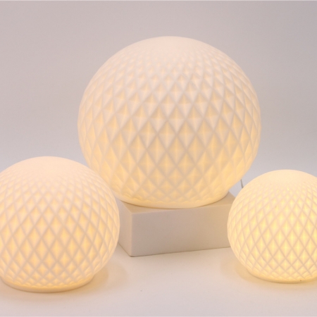 CERAMIC CHRISTIAN DECOR WITH LED LIGHT